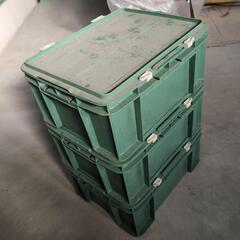 蓋付きコンテナボックス　3個の画像