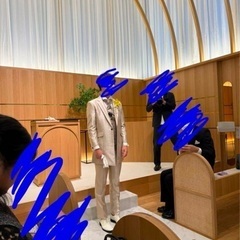 結婚式　スーツ　タキシード　シャンパンゴールド