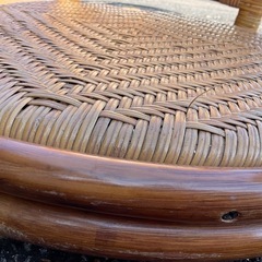 ラタン 籐 座椅子の画像