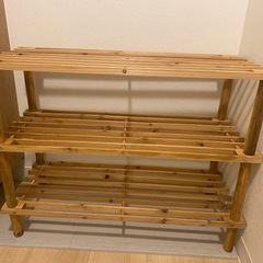 木製ラック　決まりました。