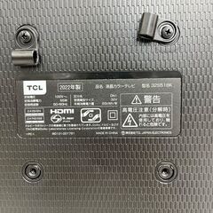 【レガストック川崎本店】TCL 32型 フルハイビジョン 液晶テレビ スマートテレビ 32S518K 2022年製の画像