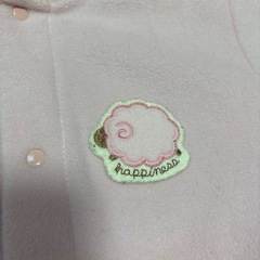 ベビー　羊　カバーオール　　ピンクの画像
