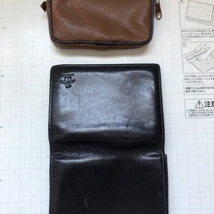 マンシングウエア　カード入れと小銭入れ　2点　使用済み　munsingwear 革の画像