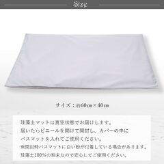 珪藻土バスマット　箱なしの新品の画像