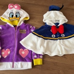 デイジー上着120&ドナルドポンチョ80  バラ売り可