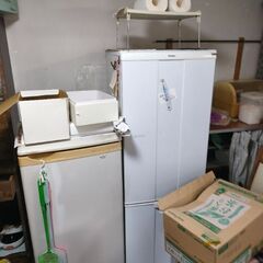 冷蔵庫、洗濯機、食洗機、湯沸かし器の画像