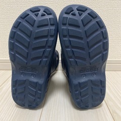 クロックス　長靴　j1  19.5cm  ネイビーの画像