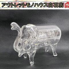 parisevetro イタリア ガラス細工 象 ぞう ゾウ 置...