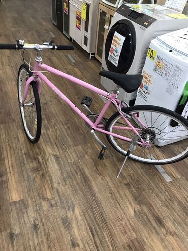 自転車　ピンク　【ジャングルジャングルイズミヤ広陵店】