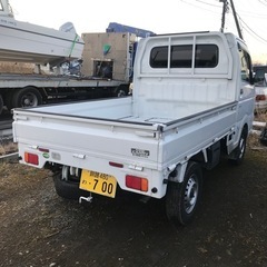 SUZUKI　スズキ　軽トラ　キャリィ　キャリィトラック　MT　パワステ　エアコン　ナビ　スタッドレス　車検8年10月31日　除雪など　☆働く車☆の画像