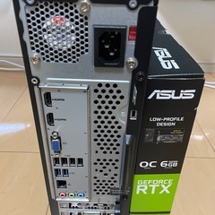 【郵送可】i5-9400&RTX3050搭載★スリム＆ゲーミングPC/地デジBSチューナー/Win11/Wifi内蔵の画像
