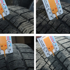 スタットレスタイヤ　ブリヂストン　VRX2  215/60R16   TOYOTAホイール 4本セットの画像