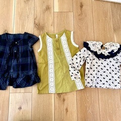 19着セット　女の子70 サイズ２着　80 サイズ14着 90サイズ３着　女の子まとめ売り　ANNA SUI コムサなどの画像