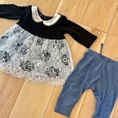 19着セット　女の子70 サイズ２着　80 サイズ14着 90サイズ３着　女の子まとめ売り　ANNA SUI コムサなどの画像