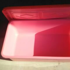 12月大掃除の季節ですね。　収納衣料ケース　プラスチック製　ふた開閉　軽量タイプの画像