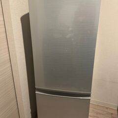 札幌 冷蔵庫 SHARP 167L SJD17ES シルバー系