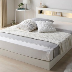 照明コンセプト付きベッドフレーム　セミダブル