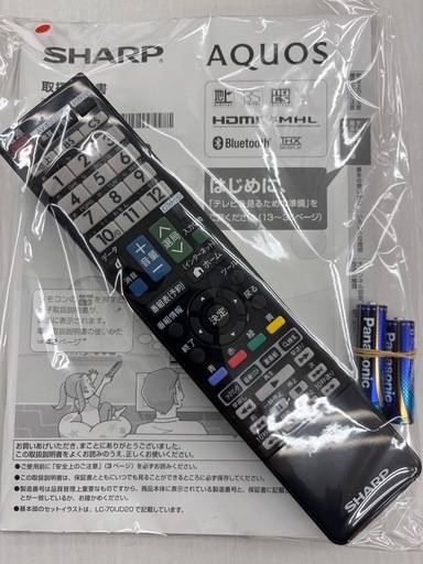 SHARP 60インチ 大型テレビ　LC-60UD20