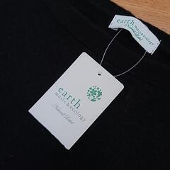 【新品】未使用  タグ付き  ニット  セーター  earth music&ecology  ネイビー  フリーサイズ  の画像