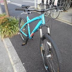 中古自転車３３０２　２０１７年頃モデル　HOOK  DIAMONDBACK　27.5インチ　8段ギヤ　フロントサスペンション　前後ディスクブレーキ　アルミフレーム　フレームサイズ５００㎜　身長170センチ以上の画像