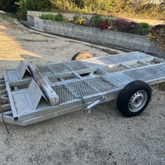 牽引台車 コンバイン 運搬トレーラー  の画像