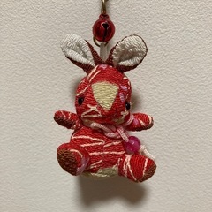 うさぎ携帯ストラップの画像