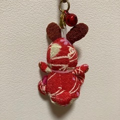 うさぎ携帯ストラップの画像
