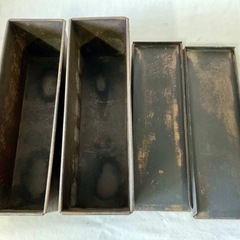 【ジャンク】食パン型 3斤 2個セット【サビ錆び】 の画像