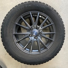 引き渡し済　近隣配達可能　CX-5使用スタッドレスタイヤ（ホイール、ナット付）※年内値下げの画像