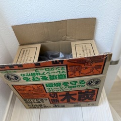 BBQ鍋と木炭セットの画像