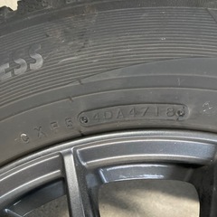 引き渡し済　近隣配達可能　CX-5使用スタッドレスタイヤ（ホイール、ナット付）※年内値下げの画像
