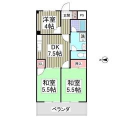 💕即入居・敷金なし・礼金なし・仲介手数料なし💕ファミリータイプ３...
