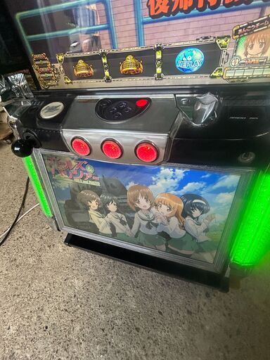 【5号機】ガールズ＆パンツァー（初代）パチスロ実機 オートベット＆コイン不要機