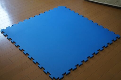 イサミ　ジョイントマット(CY-3)　サイズ1m×1m　厚み15mm　青　16枚