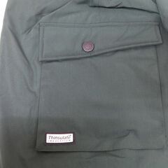 【恵庭】自重堂　防寒防水ズボン　グリーン　48231　Lサイズ　中古品　PayPay支払いOK！の画像