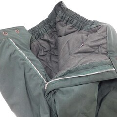 【恵庭】自重堂　防寒防水ズボン　グリーン　48231　Lサイズ　中古品　PayPay支払いOK！の画像