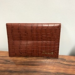 ☆値下げ☆K2412-080 DAKOTA レザーティッシュケース クロコ型押し の画像