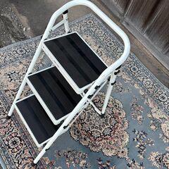 LADDER STEPS 三段ステップ 折り畳み式 インテリア 1点の画像