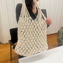 マクラメ編み　in ともゑ庵2Fのカフェスペース − 滋賀県