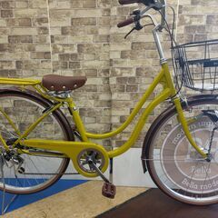 自転車】軽快車 リフレ 27インチ 外装6段 オートライト2