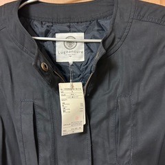 新品キルティングハーフコート紺色