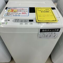 ジモティ来店特価!!　洗濯機　ヤマダ　YWM-T60A1　2018　　J-1221