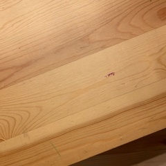 無印良品　パイン材ローテーブル・折りたたみ式②の画像