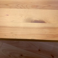 無印良品　パイン材ローテーブル・折りたたみ式②の画像