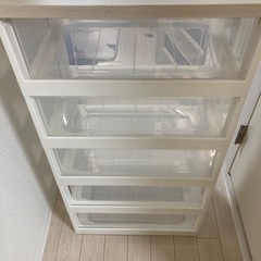 IRIS ウッドトップチェスト 　の画像