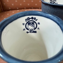 【昭和レトロ】ハローキティ 豊天商店 ブーデン商店 ペア湯のみ タンブラー コップ 2個の画像