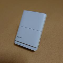 ELECOM 無線LAN中継器 WTC-733HWH2 Wifi...