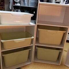 ニトリ カラボ 収納 おもちゃ箱 カラーボックス  