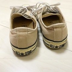 ベージュ コンバース　23.5cmの画像