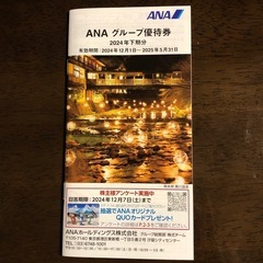 ANA株主優待番号ご案内書2枚
の画像